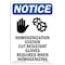 Signmission OSHA Notice, 7" Height, Homogenization Station Sign With Symbol, 7" X 5", Portrait OS-NS-D-57-V-13515 - alternate 1